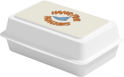 Hang Five Munchies meal box, side