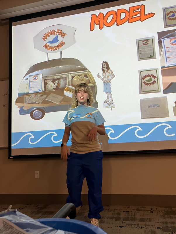 Presentation — physical model on display